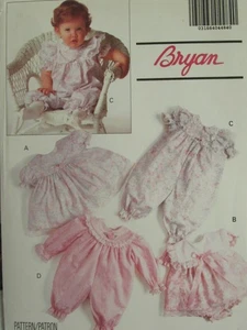 OOP BUTTERICK 5001 Infants Dress Panties Party Pants/Jumpsuit PATTERN L/XL UC - Picture 1 of 4