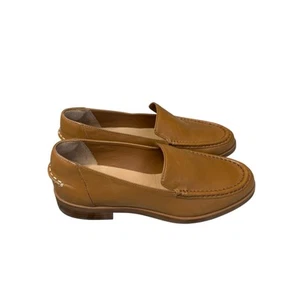 Everlane Loafers Women 7 Camel Brown Leather Slip On Minimalist Clean Girl - Picture 1 of 10