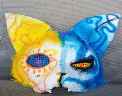 Máscara Therian Gato Celestial Foto 1 de 4