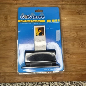 Gostereo MP3 iPod Nano 1st 2nd Generation Portable Dock Speaker Discontinued - Picture 1 of 10