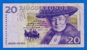 Sweden 20 Kronor 2008 P-63c Circulated Banknote - Wild Geese 8800435905 - Foto 1 di 4