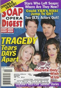 Soap Opera Digest May 29, 2001 PAOLO SEGANTI-AUSTIN PECK-WHERE ARE THEY NOW SPEC - Picture 1 of 4