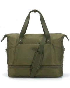 Weekender Bag for Women Foldie Travel Bag Expandable with Shoes Compart - Picture 1 of 6
