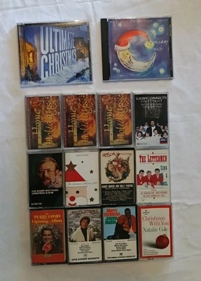 VARIOUS ARTISTS Christmas Collection! TWELVE Holiday Cassette Tapes! W/Bonuses!! - Image 1 of 4