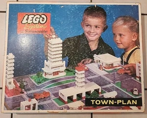 Lego System von Samsonite #725 Stadtplan 1961 Vintage OVP Brett Fahrzeuge - Bild 1 von 24