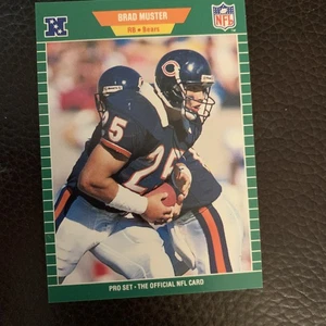 Brad Muster, 1989 Pro Set, #46, Chicago Bears, Football Card - Picture 1 of 2