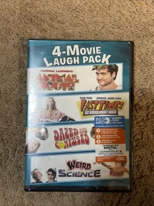 4-Movie Laugh Pack: Animal House/Fast Times/Dazed and Confused/Weird Science DVD - Picture 1 of 2