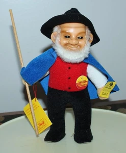 Vtg STEIFF Doll VINCENZ SHEPHERD  Germany Tag & Button 7690/20 LOT HH - Picture 1 of 6