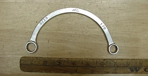 Vntg MAC HM1618 SAE Half Moon Obstruction Wrench,9/16" X 1/2" X 6-11/16".VGC! - Picture 1 of 8