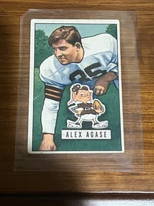 Bowman 1951 - Alex Agase #111 - Imagen 1 de 2