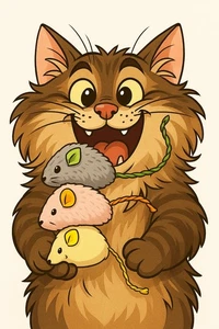 katzenmaus spielzeug 3 Stück - Bild 1 von 6