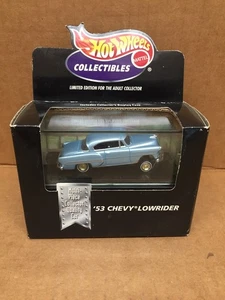 1998 HOT WHEELS COLLECTIBLES '53 CHEVY BEL AIR LOWRIDER IN SEALED BOX - Picture 1 of 8