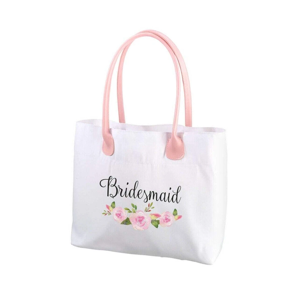 Floral Bridesmaid Tote Bag - Image 1 of 3