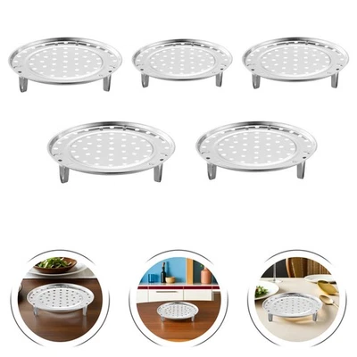  Supporto per vassoio per cottura a vapore da 5 pezzi, inserto per cestello per - Immagine 1 di 4