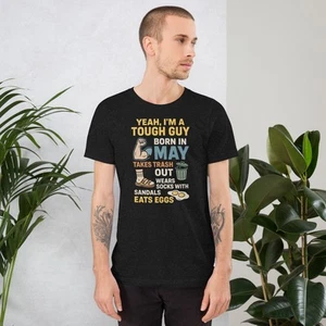 Camiseta Unisex Born in May Hard Guy - Imagen 1 de 8