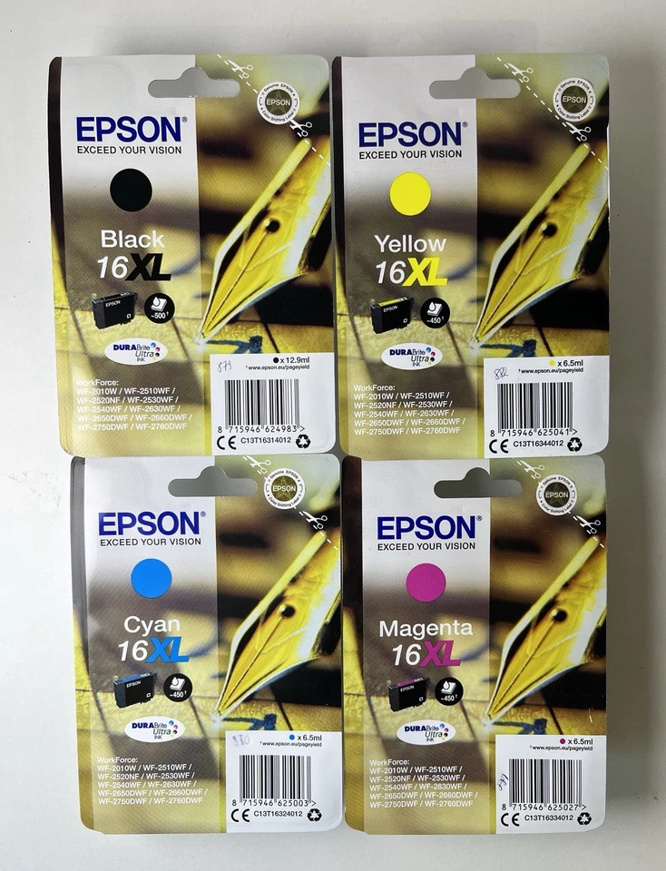 Cartouche Encre Epson 16XL Multipack - Pack 4 Couleurs - Immagine 1 di 2