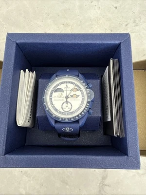 SWATCH X OMEGA MOONSWATCH MISSION TO EARTHPHASE MOONSHINE GOLD - HARVEST MOON 🌙 - image 1 of 4