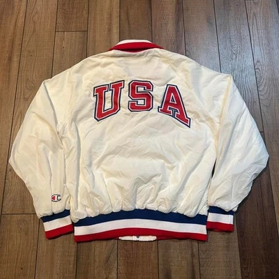 Винтажная мужская атласная куртка-бомбер Champion USA Tweety Bird большой размер - Изображение 1 из 4