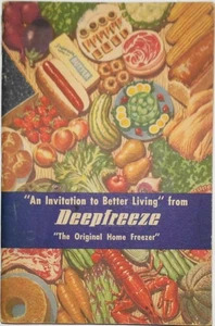 VTG An Invitation to Better Living from Deepfreeze Original Home Freezer Manual  - Bild 1 von 4