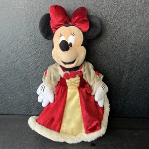 Disneyland Resort Paris Französisch Royal Minnie Mouse 18 Zoll Plüsch Samt Fell Linie selten - Bild 1 von 10