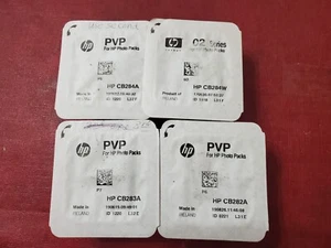 New Open Box Genuine HP PVP Photo Packs: CB283A, CB282A And HP CB284W Ink + 02 - Picture 1 of 2