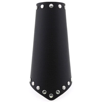 Braçadeiras de pulso de couro ecológico armadura gótica decoração rebite liga medieval protetor de pulso - Imagem 1 de 4