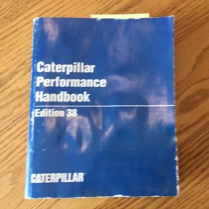 GATTO CATERPILLAR PERFORMANCE MANUALE EDIZIONE 38, 2008 LIBRO OTTIME CONDIZIONI - Foto 1 di 4