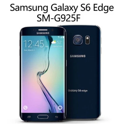 Samsung Galaxy S6 edge Black SM-G925F 32GB 4G Unlocked Smartphone New Sealed - Image 1 of 4