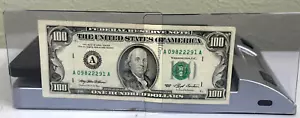 1993 SMALL OLD STYLE 100 DOLLAR BILL BOSTON A 09822291 A (LOW SERIAL NUMBER) - Picture 1 of 4