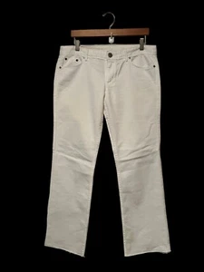 Armani Exchange White Denim Jeans Women Size 12R Stretch - Picture 1 of 8