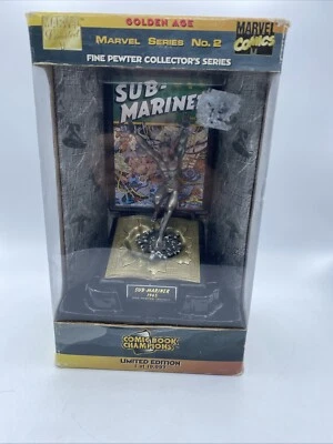 Figura de peltre fino Namor Sub Mariner 1997 Marvel Comics de colección Foto 1 de 4