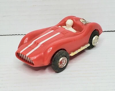 Coche Ranura Ferrari Eldon 750-15 Vintage Años 60 Rojo 5" Plástico Coche de Carreras Sin Probar  Foto 1 de 4