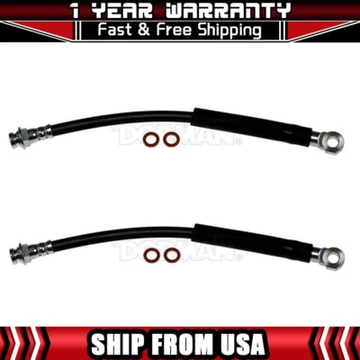 Dorman Front Left Right 2PCS Brake Hydraulic Hose Line For Oldsmobile Cutlass - Image 1 of 3