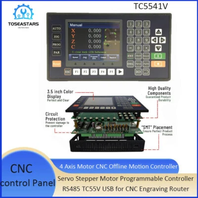 4-Achsen CNC Motion Controller Offline 150KHz Anhänger Servomotor Controller - Bild 1 von 4