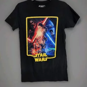 Camiseta Star Wars Pequeña El Despertar de la Fuerza Negra Galaxia Premiere Algodón - Imagen 1 de 9