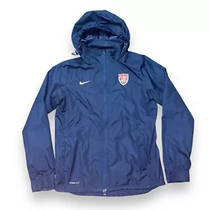 Nike TEAM USA USWNT Soccer Storm Fit Damen Jacke Packable Fußball Navy Blau Gr. M - Bild 1 von 12