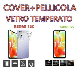 COVER CUSTODIA SILICONE per XIAOMI REDMI 12C - Foto 1 di 4