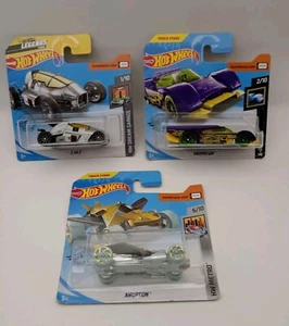 3 brandneue versiegelte heiße Räder Hotwheels Autos Auto Konvolut Job Lot Gruppe X24 Jet Z - Bild 1 von 8
