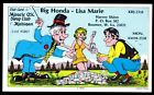 QSL RADIO CARD "Big Honda-Lisa Marie,Harvey Shinn,Miracle QSL Swap Club",(Q4146)