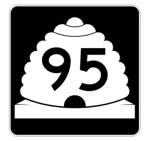 Utah State Highway 95 Aufkleber Sticker R5422 Highway Route Schild - Bild 1 von 1