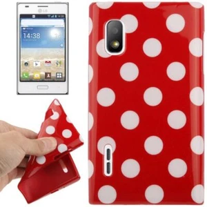 Schutzhülle Design Backcover Handy Hülle gepunktet für LG Optimus L5 / E610 TOP - Bild 1 von 4