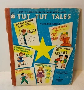VTG Bonnie Book 4274 Tut Tut Tales Little Lessons Health Habits & Manners 1965 - Picture 1 of 6