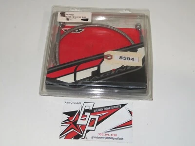 Fly Racing  - New Polaris Assault +6" Brakeline Braided S-D XP  - WPS 40-00914 - Image 1 of 2