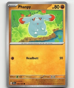 Phanpy Pokemon • Común • 102/191 Surging Sparks - Imagen 1 de 1