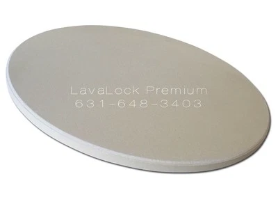 LavaLockⓇ 14" Pizza Baking Stone THICK for Large Big Green Egg Kamado Joe 9/16"