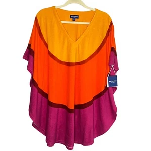 Marimekko Bersaglio Melooni Small Med Copricostume da Spiaggia Panno Terry Arancione Rosa Giallo - Foto 1 di 5