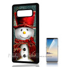 ( For Samsung S10 Plus / S10+ ) Case Cover P11104 Christmas Snowman
