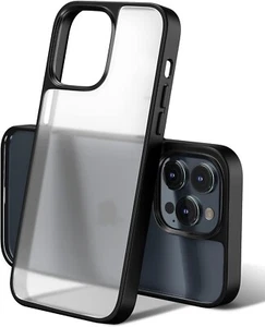 PROXA Clear, Lightweight & Slim Matte Black Case for iPhone 14 Pro Max 6.7 inch - Picture 1 of 6