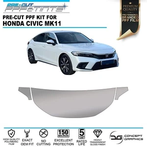 Motorhaubenflügel BH Steinschutz PPF Lackschutzfolie Kit für Honda Civic 22+ - Bild 1 von 2