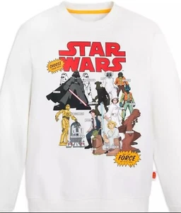 New Star Wars Disney Parks 2025 May the 4th Sweatshirt White Crewneck Unisex XL - Picture 1 of 4